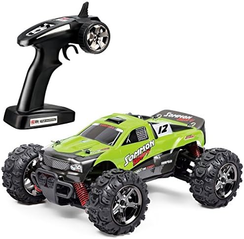 RC Car, LYL Remote Control Car 1:24 Rechargeable 40Km/h High Speed 4wd Offroad RC Car for Outdoors (Green)