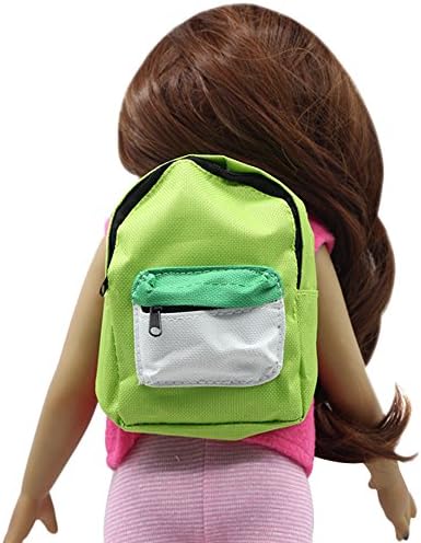 callm Double Straps Backpack Schoolbag for All 18 inch Doll