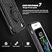 iPhone 8 Case, iPhone 7 Case, Vafru 360 Degree Rotating Ring Grip kickstand Dual Layer Shock-Absorption Anti-Scratch Protection Compatible with Magnetic Car Phone Mount for iPhone 8, iPhone 7--(black)
