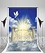 OFILA Heaven Gate Backdrop 5x7ft Doves Holy Spirit Peace Freedom Jesus Christian Religious Belief Church Event Background Vacation Bibble School Class Decoration Pray Lord God of Father Shoots Props
