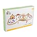 Wooden Train Set Toy Magnetic Trains Cars & Accessories for Toddlers & Kids 3+ Circus Train Set