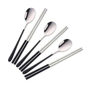 Amazon 箸 スプーン コンビセット18 8ステンレス 食器セット 6点