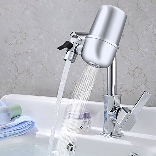 Faucet Water Filter Tap Water Faucet Filter Best Chlorine Removing Filtration System Cartridge For Home Kitchen And Bathroom Sink Chrome