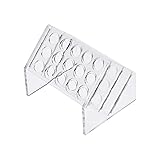 uxcell Slant Rack Acrylic Test Tube Holder 15 Wells