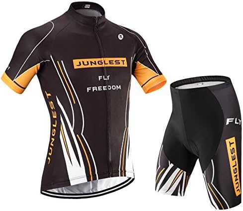 (3D pad)(Type:Set size:5XL) Fashion perspiration 2016 Men permance windbreaker For Jersey Sleeve breathable Cycling Short vest Jerseys