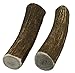 Deluxe Naturals Elk Antler Dog Chew, Whole, 50-90 Lb, Large, Twin Pack