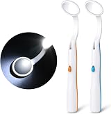 ACWOO Dental Mirror with Light 2PCS Teeth Inspection Tool for Oral Care view 1