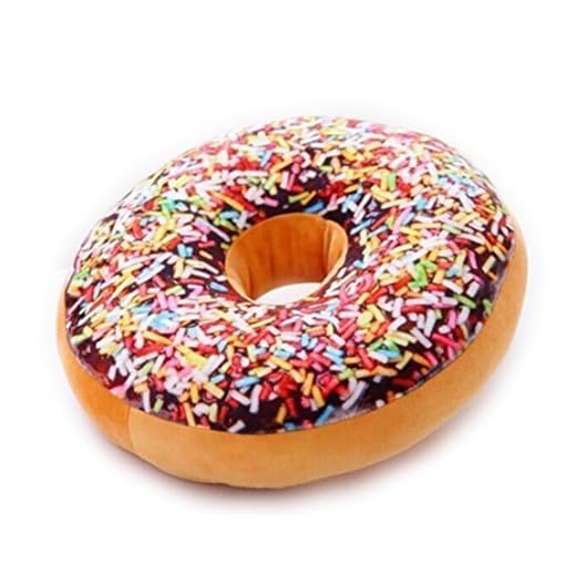 Creative Sweet Donut Microbead Pillow Plush Toy (A)