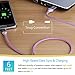 Micro USB Cable, 5-pack Premium Braided Charging Cable 6ft High speed USB 2.0 A Male to Micro B Sync and Durable Cable by Boxeroo for Samsung, HTC, Sony and Other Android Smartphone