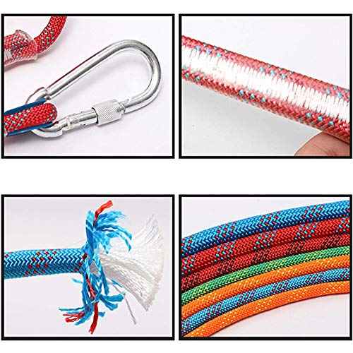 12mm Kletterseil Sicherheitsseil Survival Seil Climbing Rope Outdoor Seil Multifunktionsseil Mit 2 Karabinern Für… – Bild 6