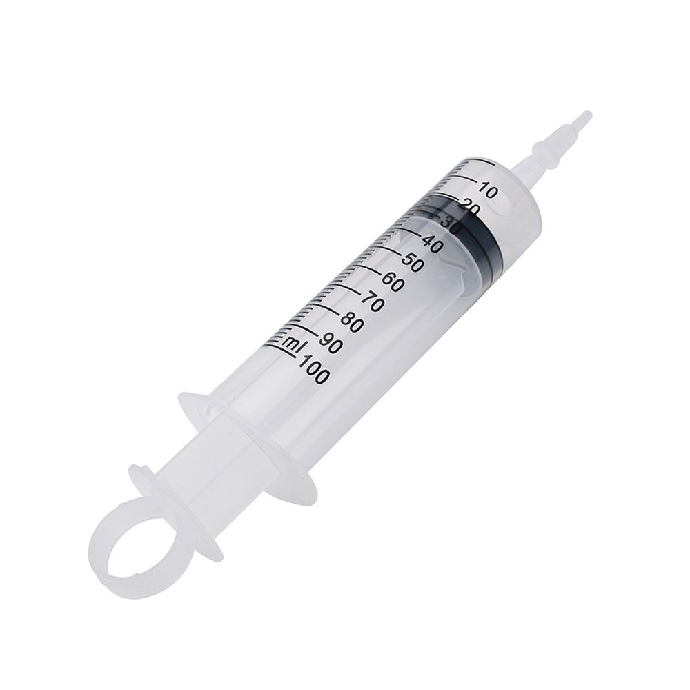 3 Pack 100ml Syringes, Large Garden Syringe for Scientific Labs