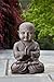 Alfresco Home Praying Buddha Statuary, Antique Brown