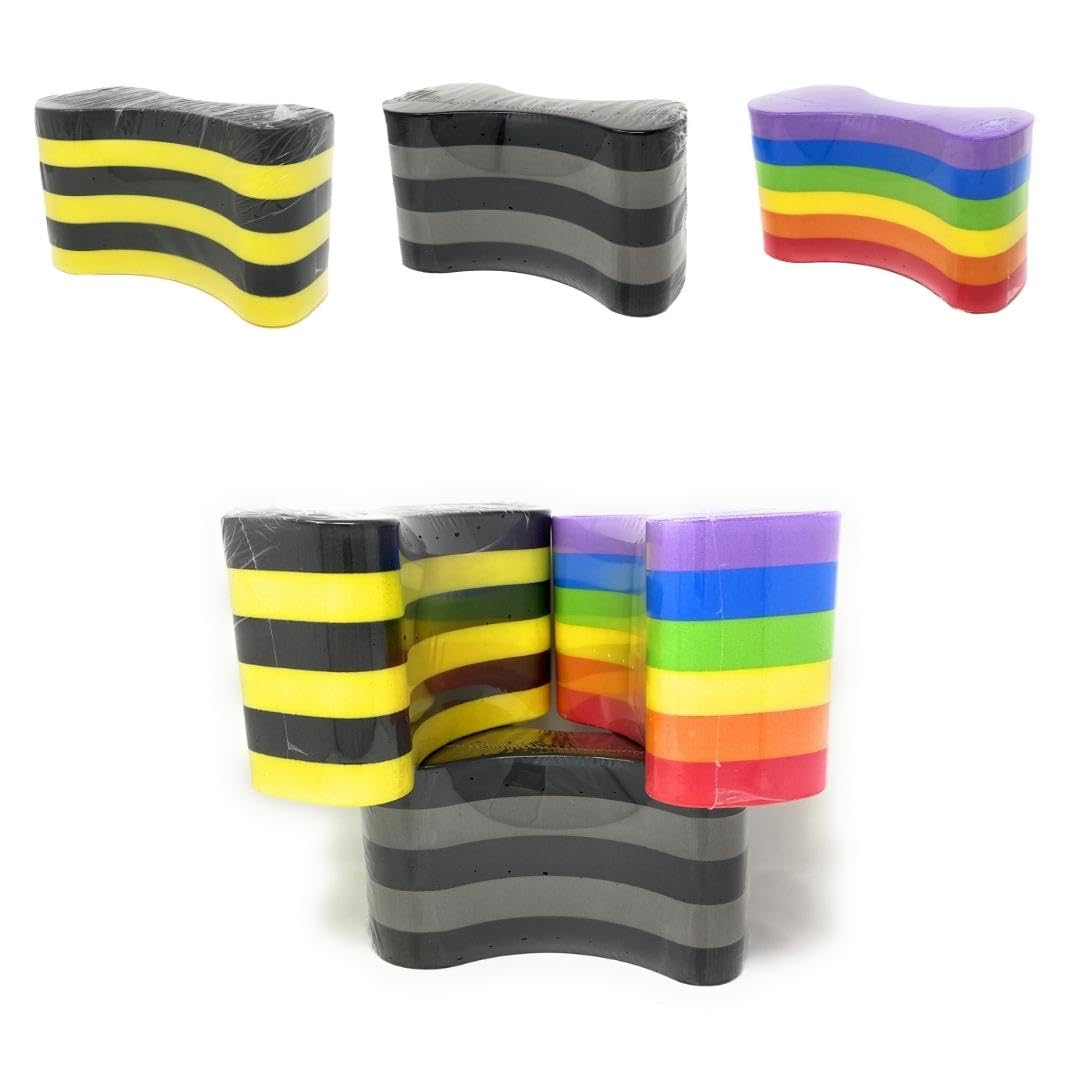 AQASKIN Pullbuoy (Yellow/Black, Quantity 1 pc)