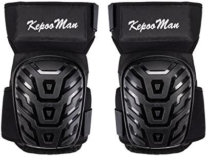 Anyprize Professional Knee Pads with Heavy Duty Foam Padding and Comfortable Gel Cushion Knee Pads Construction (New pattern)