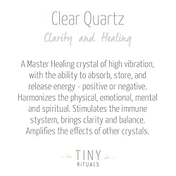 Tiny Rituals CLEAR QUARTZ ENERGY BRACELET