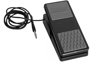 OnStage Electronic Keyboard Pedal or Footswitch (MUS KEP100), Black/grey