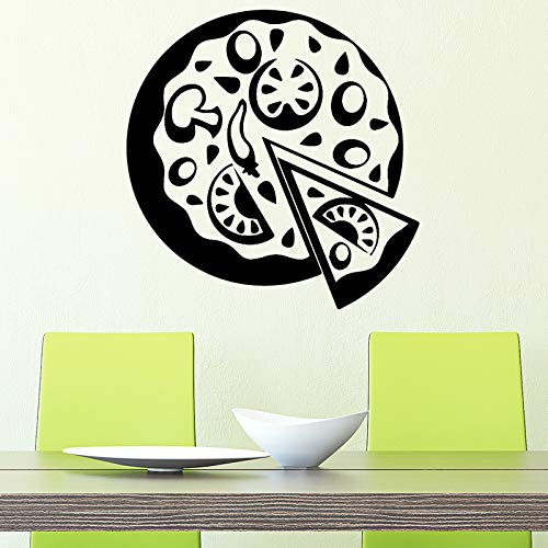 Amazon Com Amusing Pizza Home Decor Modern Acrylic Decoration For Living Room Kids Room Vinyl Art Decal 58x59cm Baby