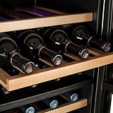 Koldfront 32 TWR327ESS Bottle Free Standing Dual Zone Wine Cooler - Black and Stainless Steel