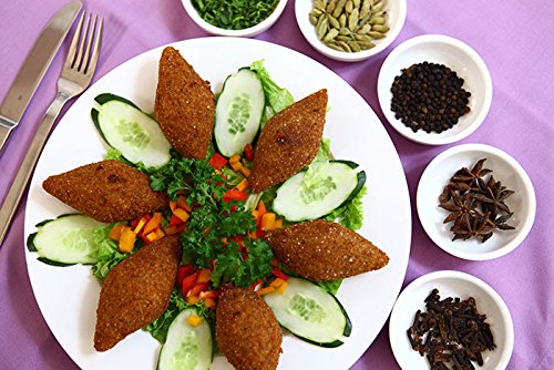 Frozen Large Kibbeh - Pack of 7 Bags (56 count Kibbehs) - Just Heat and Eat! - Thumbnail 4
