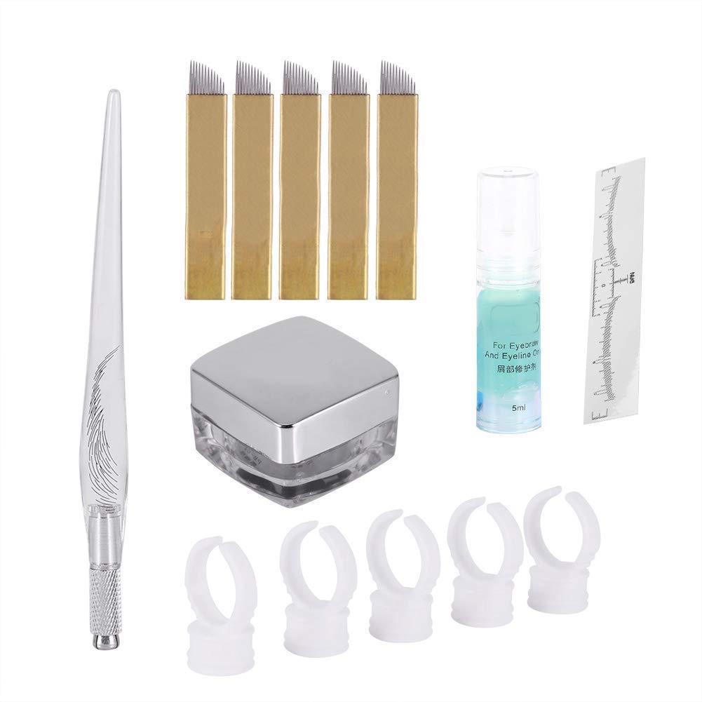 6 in 1 Microblading Kit, Ejoyous Semi Permanent Eyebrow