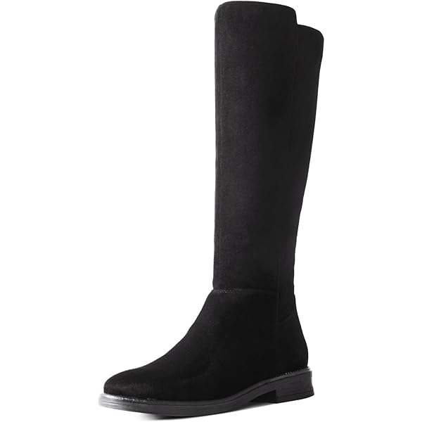 Amazon.com | WUIWUIYU Girls Knee High Boots Ties Zipper