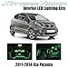XtremeVision Interior LED for Kia Picanto 2011-2014 (4 Pieces) Green Interior LED Kit + Installation Tool