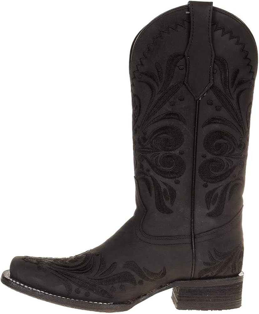 Amazon Com Corral Women S Embroidery Western Boot Square Toe