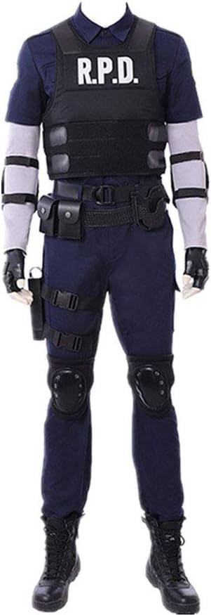 Resident Evil 2 Leon Remake Cosplay Costume