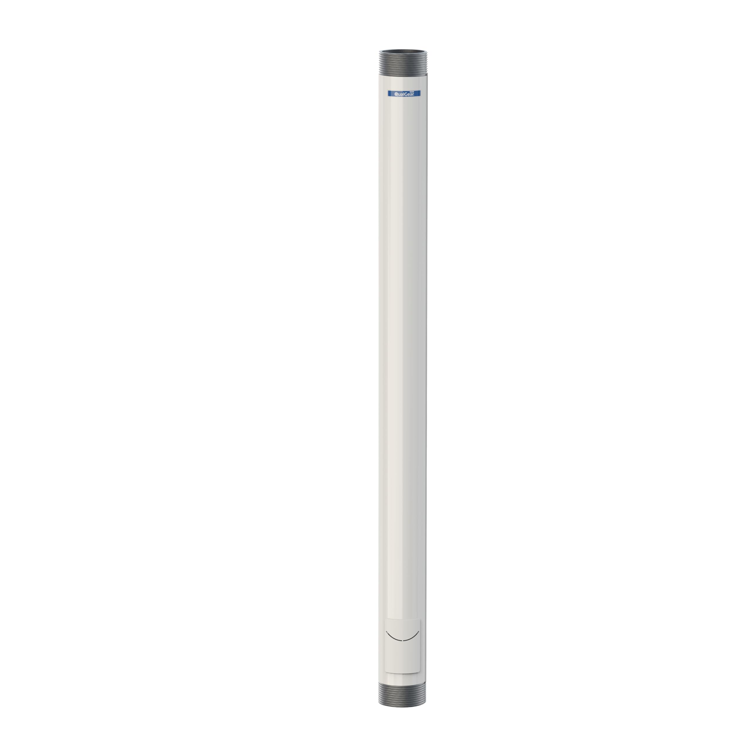 Photo 1 of QualGear QG-PRO-PM-2FT-W Pro-AV 1.5" Npt Threaded Pipe, 2' Length Projector Accessory , White