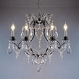 Wrought Iron Crystal Chandelier Chandeliers Lighting H18
