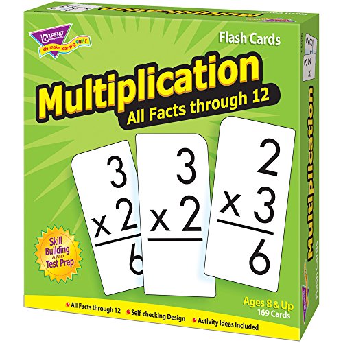Trend Enterprises Multiplication 0-12 Flash Cards (All Facts)