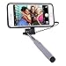 PROG-X iPhone 6S Plus Selfie Stick, Portable Extendable Monopod Wired Selfie Stick Case Cover for Apple iPhone 6 Plus / iPhone 6S Plus (Black)