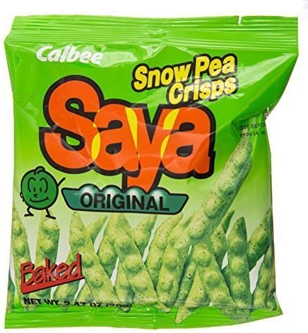 Calbee America Saya Snowpea Crisp, 2.5 Ounce - 12 per case.