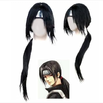 Coolchange Parrucca Di Itaki Uchiha Nero Amazonit Giochi