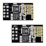 2 Pack Addicore ESP8266 ESP-01 WiFi Wireless Tranceiver Module 1MB Flash in Antistatic Foam Arduino Compatible