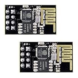 Addicore 2 Pack ESP8266 ESP-01 WiFi Wireless Tranceiver Module 1MB Flash in Antistatic Foam Arduino Compatible