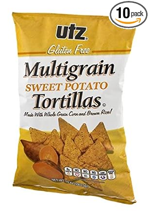 Utz gluten free multigrain sweet potato tortillas (041780003911)