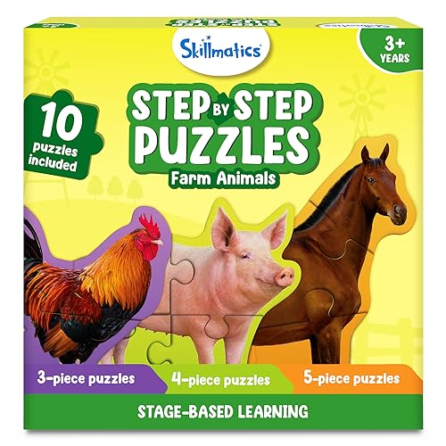 Skillmatics Step Step Jigsaw Puzzles