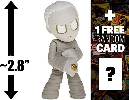 Imhotep (The Mummy): ~2.8" Horror Classics x Funko Mystery Minis Vinyl Mini-Figure Series #3 + 1 FREE Horror Movie Trading Card Bundle [UNCOMMON] (108447)