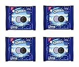 Oreo Marshmallow Moon Cookies - Pack of 4 Bags - Limited Edition - Pack Glows in the Dark - 10.7 oz per Bag