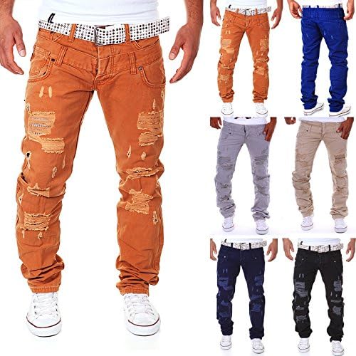 Men's casual trousers double waist hole casual frock thin breathable sports fitness training fitness tight loose camouflage trousers