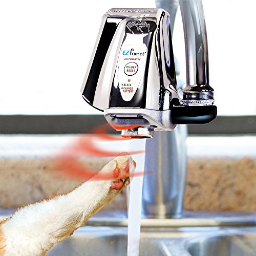 image for iTouchless Automatic Bathroom Sink Faucet, Touchless Cat/Dog Water Fou