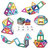 AMOSTING Magnetic Building Blocks Present Package Toy Tiles Bricks Kit