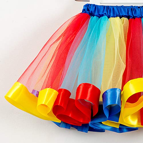 image for MIS1950s Kids Girls Tulle Skirts Tutu Party Dance Ballet Toddler Baby 