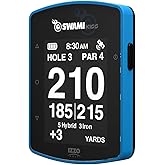Swami KISS 2.0 Handheld Golf GPS Ragnefinder with Integrated Magnets - Blue | Integrated magnets, two display modes, preloaded course data