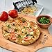Frederica Trading Bamboo Pizza Peel Paddle | Wooden Pizza Paddle for Baking Pizza, Bread, Fruits & Vegetables | Lightweight Pizza Cutting Board with Handle, Wooden Pizza Peel for Home & Oven - LG Size
