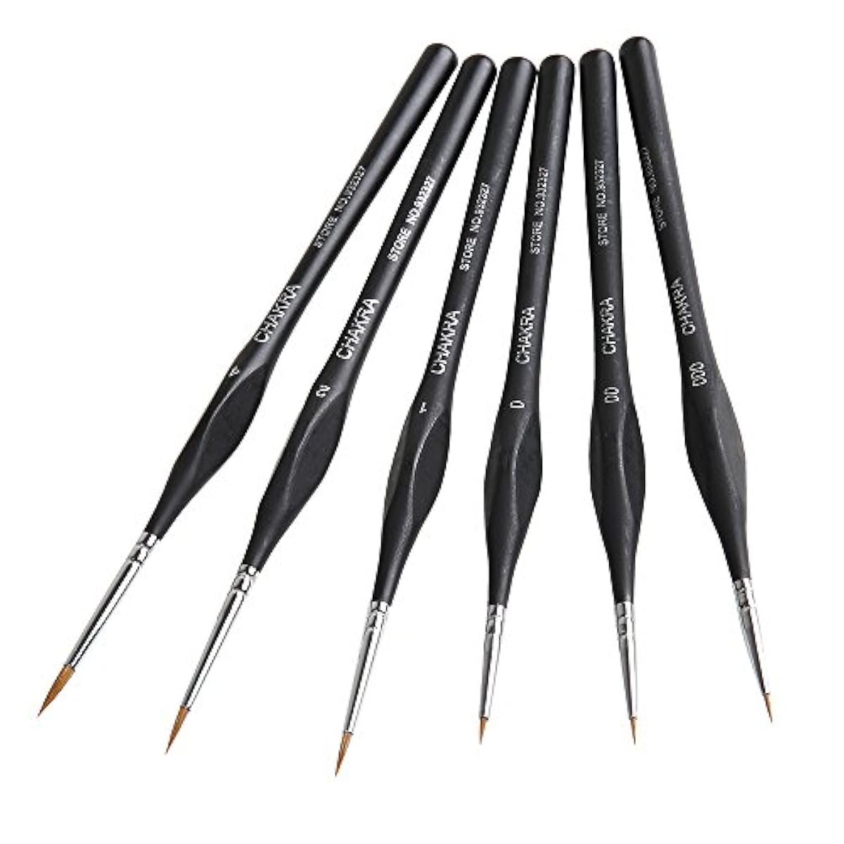 Miniature Detail Paint Brush Set Fine Tip Acrylic Painting Detailing
