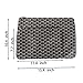 Stylesty Fashion Clutch Bag, Pu Envelope Clutch Purse, Women Handbag (Medium, Black)