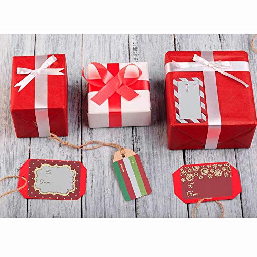 Christmas Sticker Labels,Self Adhesive Gift Stickers Holiday Gift Name Decals for Present/Wrapping Paper Decorations (100 Count) - Thumbnail 5
