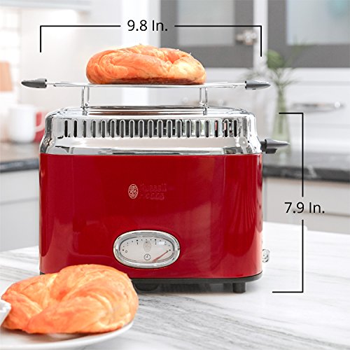 Russell Hobbs TR9150RDR Toaster, 2Slice, Red Pricepulse